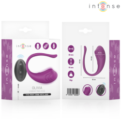 INTENSO - HUEVO VIBRADOR OLIVIA MORADO CON CONTROL REMOTO