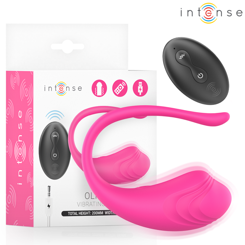 INTENSO - HUEVO VIBRADOR ROSA OLIVIA CON CONTROL REMOTO
