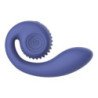 SNAIL VIBE - GIZI LITE VIBRADOR MORADO DOBLE PARA PUNTO G Y CLÍTORIS