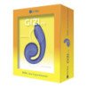 SNAIL VIBE - GIZI LITE VIBRADOR MORADO DOBLE PARA PUNTO G Y CLÍTORIS