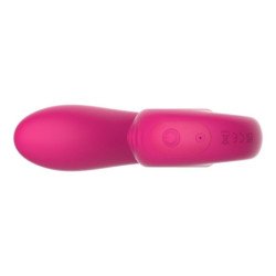 SNAIL VIBE - GIZI LITE VIBRADOR ROSA DOBLE PARA PUNTO G Y CLÍTORIS