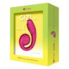SNAIL VIBE - GIZI LITE VIBRADOR ROSA DOBLE PARA PUNTO G Y CLÍTORIS