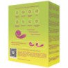 SNAIL VIBE - GIZI LITE VIBRADOR ROSA DOBLE PARA PUNTO G Y CLÍTORIS