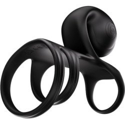 SNAIL VIBE - ANILLO PARA PAREJAS JOVI ARC CON CONTROL REMOTO NEGRO