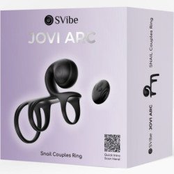 SNAIL VIBE - ANILLO PARA PAREJAS JOVI ARC CON CONTROL REMOTO NEGRO