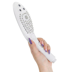 WOMANIZER - CABEZAL DE DUCHA ESTIMULANTE CLÍTORAL ONDULADO BLANCO