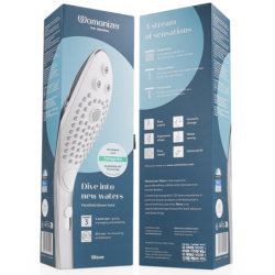 WOMANIZER - CABEZAL DE DUCHA CLITORAL ESTIMULANTE ONDA CROMADO