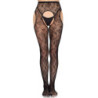 LEG AVENUE - 1967 BLOOM NET LIPENDER TIMES NEGRO - TALLA ÚNICA