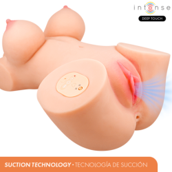 TACTO PROFUNDO E INTENSO - VERO TORSO VAGINA CON SUCCIÓN, CALOR, VIBRACIÓN Y EFECTOS DE VOZ L 5,5 KG