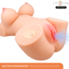 TACTO PROFUNDO E INTENSO - VERO TORSO VAGINA CON SUCCIÓN, CALOR, VIBRACIÓN Y EFECTOS DE VOZ L 5,5 KG