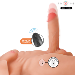 CONTACTO PROFUNDO E INTENSO - TORSO DE MARTY CON ANO Y DILDO REALISTA CON EMPUJE Y VIBRACIÓN, CONTROL REMOTO, 6,2 KG