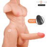 INTENSE DEEP TOUCH - MARTY TORSO CON ANO Y DILDO REALÍSTICO CON EMPUJE Y VIBRACIÓN CONTROL REMOTO 6.2 KG