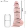 MR INTENSE - DILDO DE SILICONA SPENCER DE GRAN PENE 25,5 CM -Ø- 6,2 CM