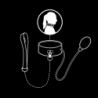 FETISH SUBMISSIVE BONDAGE - COLLAR DE ESTRANGULACIÓN INFLABLE CON CADENA