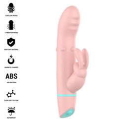 INTENSE - ALVIN ESTIMULADOR RABBIT & VIBRADOR ROLLING + OSCILANTE