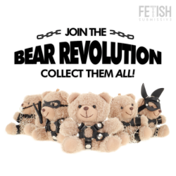 SUMISA FETICHE - BONGO OSO DE PELUCHE MODELO BDSM 4