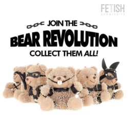 SUMISA FETICHE - FOZZIE, OSO DE PELUCHE, MODELO BDSM 3