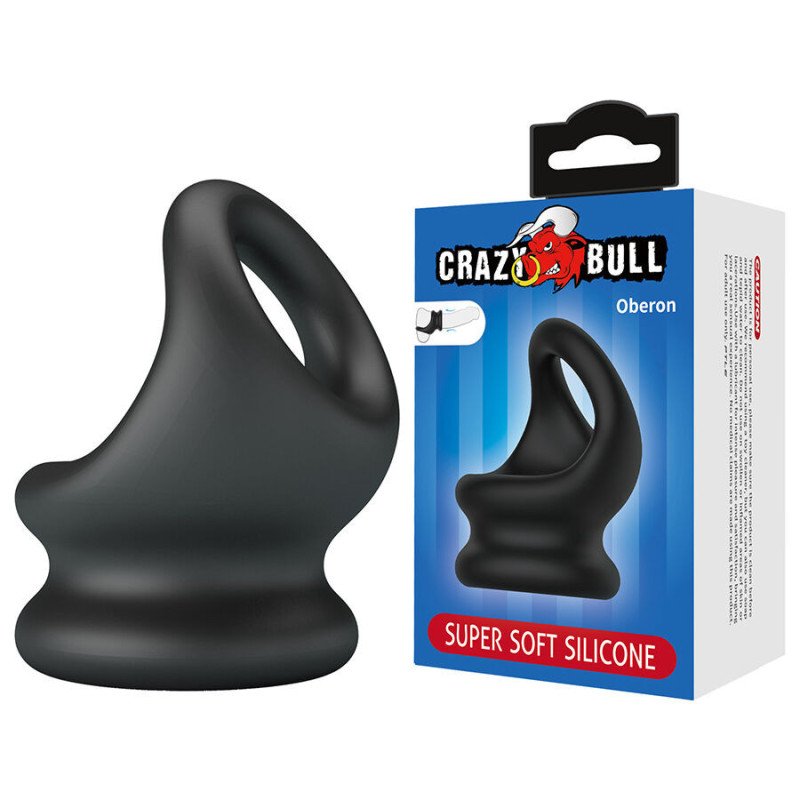 CRAZY BULL - ANILLO DE SOPORTE PARA PENE Y TESTÍCULOS OBERON