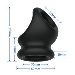 CRAZY BULL - ANILLO DE SOPORTE PARA PENE Y TESTÍCULOS OBERON