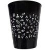 DIABLO PICANTE - COPA NEGRA 500 ML CON PENES BLANCOS
