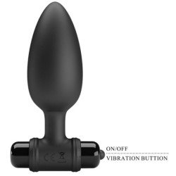 MR PLAY - TAPÓN ANAL SUPERPOTENTE CON VIBRACIÓN