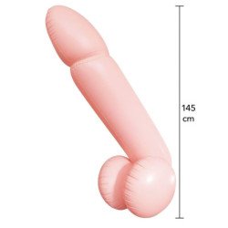 DESEO OCULTO - PENE INFLABLE GIGANTE DE 145 CM