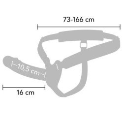 OCULTO DESEO - FUNDA PARA PENE INFERNO CON CORREA 16 CM