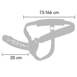 DESEO OCULTO - FUNDA PARA PENE INFERNO CON CORREA DE 20 CM