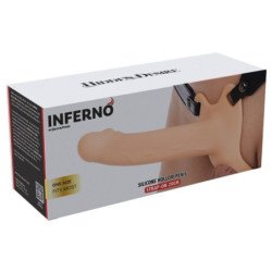 HIDDEN DESIRE - INFERNO STRAP-ON FUNDA PARA PENE 20 CM