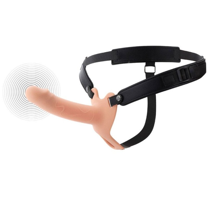 OCULTO DESEO - FUNDA VIBRATORIA PARA PENE INFERNO CON CORREA DE 16 CM