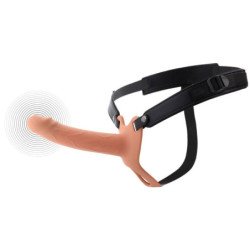 OCULTO DESEO - FUNDA VIBRADORA PARA PENE INFERNO CON CORREA DE 18 CM