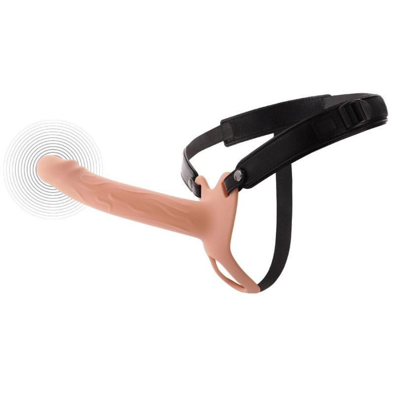 HIDDEN DESIRE - FUNDA VIBRADORA PARA PENE INFERNO CON CORREA DE 20 CM