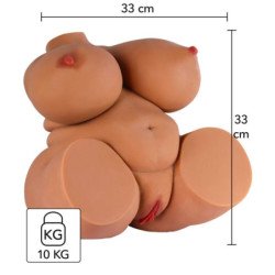 DESEO OCULTO - GRAN CHICA GORDA Y EXPLOSIVA, TORSO FEMENINO MASTURBADORA DE 10 KG