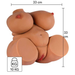 HIDDEN DESIRE - GRAN CHICA GORDA Y EXPLOSIVA, TORSO FEMENINO MASTURBADORA DE 10 KG