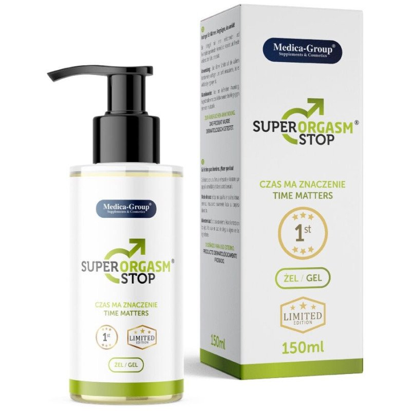 GRUPO MEDICA - GEL ÍNTIMO SUPER ORGASM STOP PARA HOMBRES 150 ML