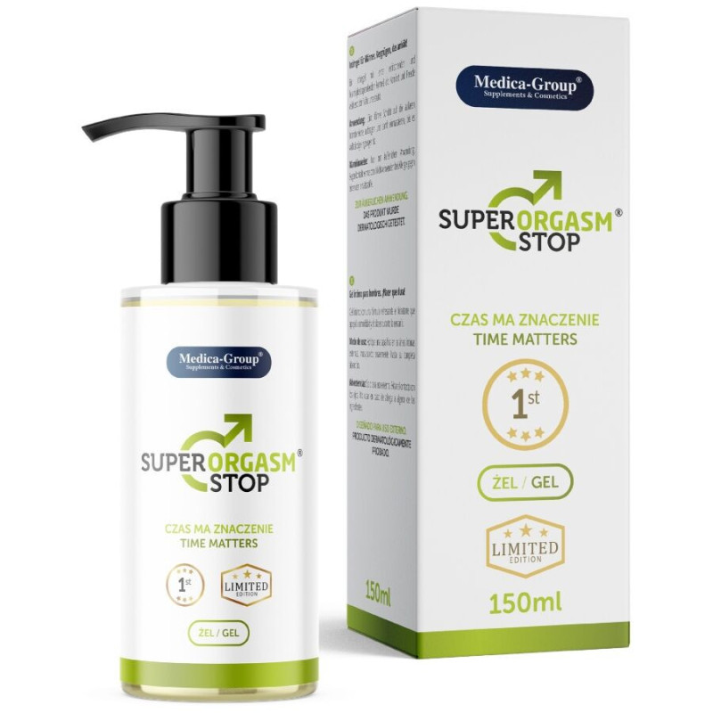MEDICA GROUP - GEL ÍNTIMO SUPER ORGASM STOP PARA HOMBRES 150 ML