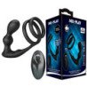 MR PLAY - Tapón anal vibrador con anillo para el pene y control remoto