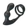 MR PLAY - Tapón anal vibrador con anillo para el pene y control remoto