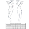 PASSION - CONJUNTO DE SUJETADOR + TANGA RESILQUE BLANCO L/XL