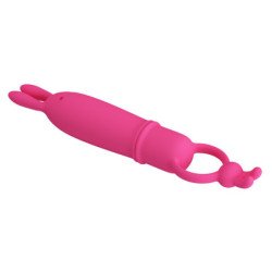 AMOR PRECIOSO - VIBRADOR DELIA RABBIT CON ANILLO DE RESISTENCIA
