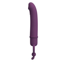 PRETTY LOVE - VIBRADOR CORA CON FORMA DE PENE Y ANILLO DE RESISTENCIA