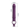PRETTY LOVE - VIBRADOR CORA CON FORMA DE PENE Y ANILLO DE RESISTENCIA