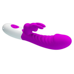 PRETTY LOVE - VIBRADOR MORADO CONEJITO TRAVIESO