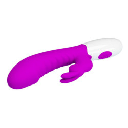PRETTY LOVE - VIBRADOR MORADO CONEJITO TRAVIESO