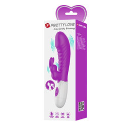 PRETTY LOVE - VIBRADOR MORADO CONEJITO TRAVIESO