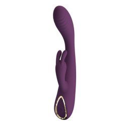 PRETTY LOVE - EMMA RABBIT VIBRADOR MORADO CON ESTIMULADOR