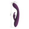 PRETTY LOVE - EMMA RABBIT VIBRADOR MORADO CON ESTIMULADOR