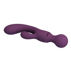 PRETTY LOVE - VIBRADOR MORADO MULTIUSOS PARA EL PUNTO G