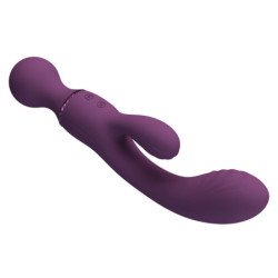 PRETTY LOVE - VIBRADOR MORADO MULTIUSOS PARA EL PUNTO G