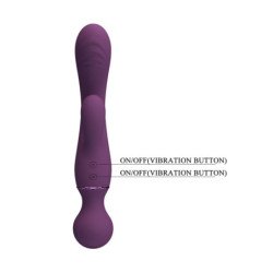 PRETTY LOVE - VIBRADOR MORADO MULTIUSOS PARA EL PUNTO G